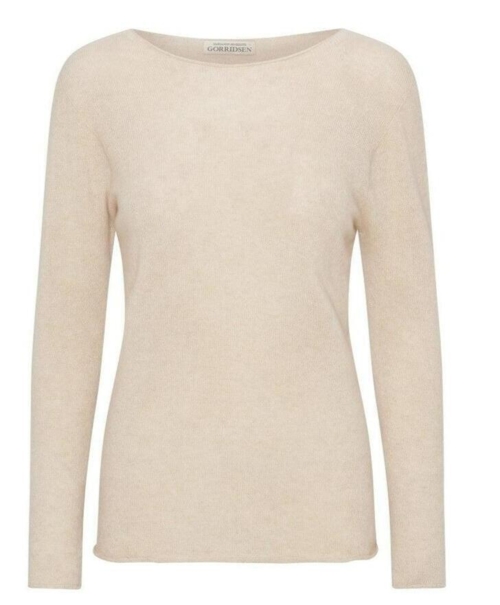 Luna Bluse / 100% Cashmere / Beige/ Gorridsen