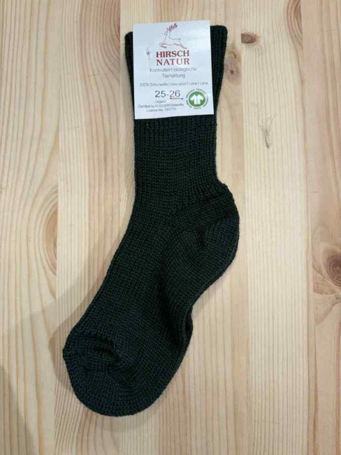 Økologiske Uldsokker/ Mørkegrøn