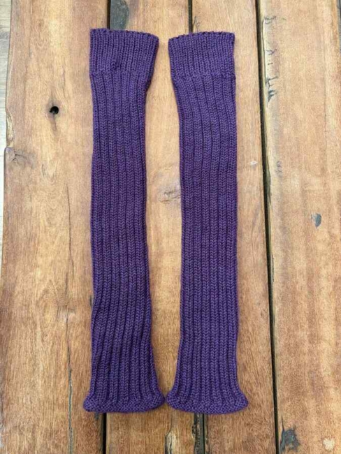 Benvarmere/ 100% uld/ Lilla