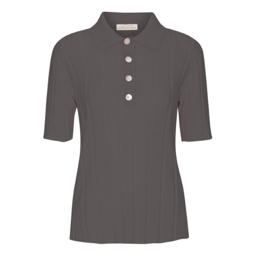 Victoria  Bluse / 100% Økologisk bomuld /Antracite / Gorridsen Design