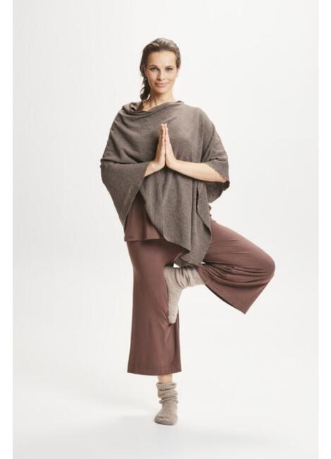 Merinould poncho/ One size/ By Basics/ Earth Melange