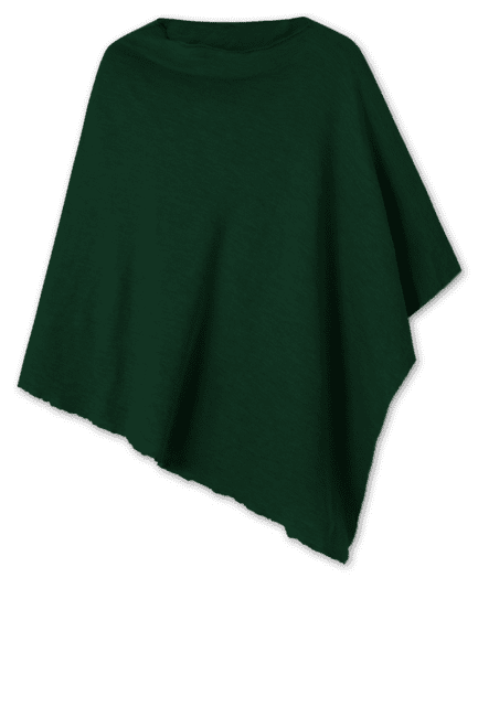 Merinould poncho/ One size/ By Basics/ Bolttle Green