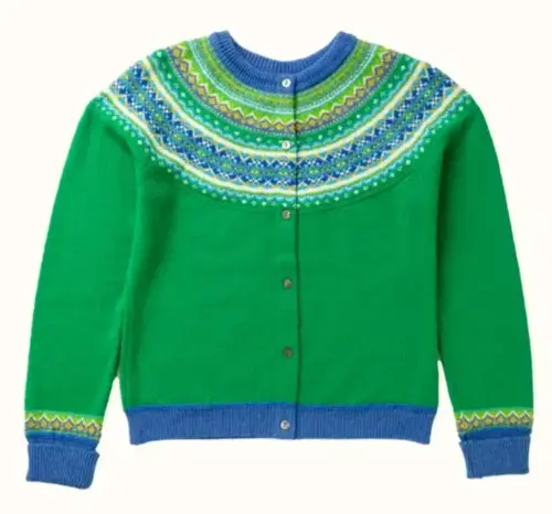 Alpine Cardigan Éribe – Luscious | Fair Isle cardigan i 100% merinould