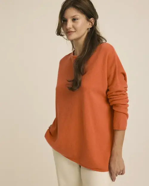 Stella Basic Bluse / Cashmere uld mix / Hawai / Gorridsen
