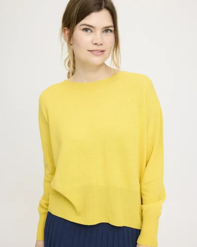 Lana Blouse 100% Supersoft merino - Yellow