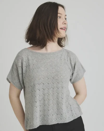 Vivienne cashmerebluse | Gorridsen Design | Grey