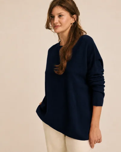 Stella Navy - Gorridsen – onesize strik med uld og cashmere