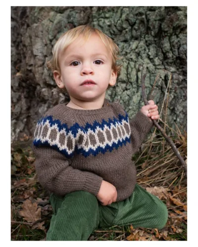 Baby Lama Uldsweater / Brown / Serendipity