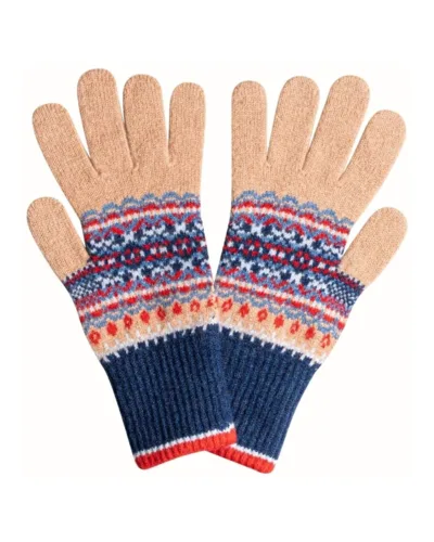 Éribe Alloa Gloves – Classic | Fair Isle vanter i 100 % merinould
