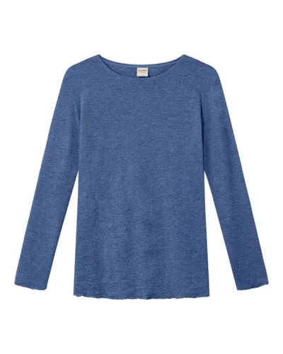Merinould Trøje / Indigo Melange / By Basics