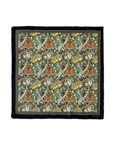 Silketørklæde / William Morris Windrush, grøn / 50 x 50 cm / Koustrup & Co.