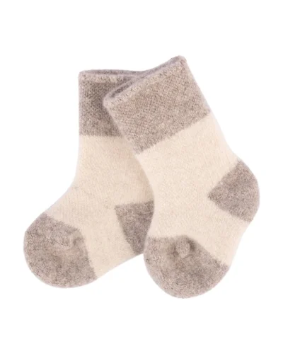 Uldsokker til nyfødte / Off-white