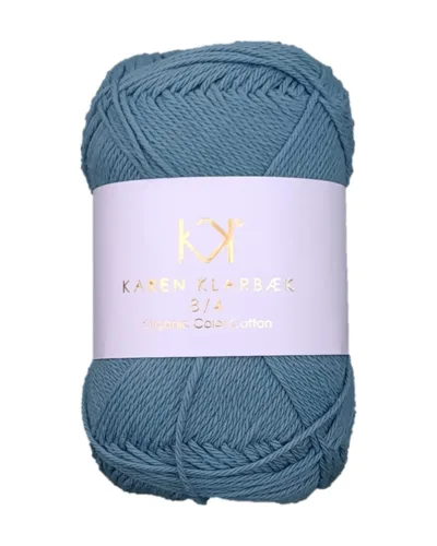 Økologisk bomuld 8/4 / Dusty Blue 0094