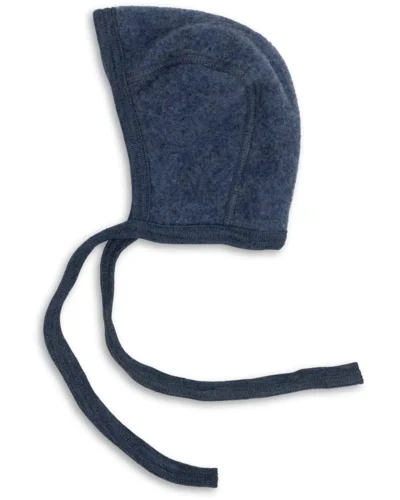 Babykyse / Uldfleece / Blå meleret / Engel Natur