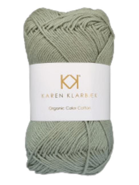 Økologisk bomuld /  Karen Klarbæk / Sage green 0074