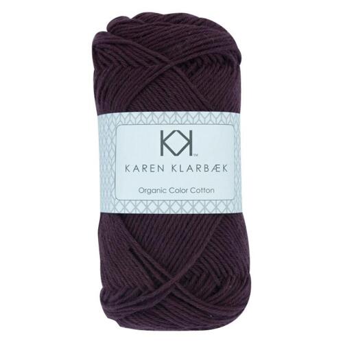 Økologisk bomuld /  Karen Klarbæk /  Aubergine 0045
