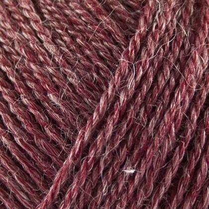 No.3 Organic wool+nettles / 1108 Mørk rød